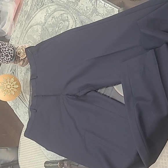 CALVIN KLEIN NATURAL WOOL DRESS PANTS 34X32 - Picture 2 of 11